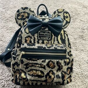Disney Parks Sequin Leopard Loungefly!